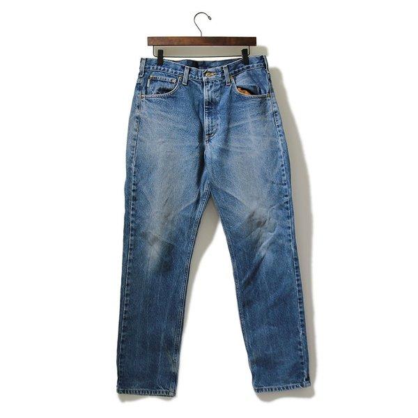 Carhartt (カーハート) 中古【古着】デニム ジーンズ (34×32) Traditional Fit Five Pocket Jeans  Dark Stone Blue Denim (B18)