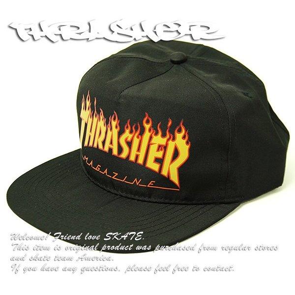 THRASHER Thrasher Magazine (スラッシャー) キャップ 帽子 スナップ 
