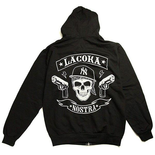 LA COKA NOSTRA パーカー ラ コカ ノストラ MC NY Zip-Up Hoodie