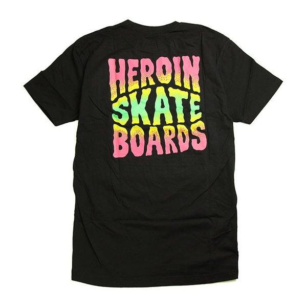 Heroin Skateboards (ヘロイン) Tシャツ Squared Logo T-shirt Black スケボー SKATE SK8  スケートボード : 4053 : HIS HERO IS BLACK - 通販 - Yahoo!ショッピング