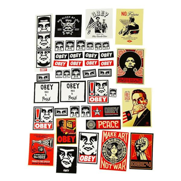 Obey オベイ ステッカー シール 42枚ワンセット Sticker Pack スケボー Skate Sk8 スケートボード Hard Core Punk ハードコア パンク Hiphop ヒップホップ Buyee Servis Zakupok Tretim Licom Buyee Pokupajte Iz Yaponii