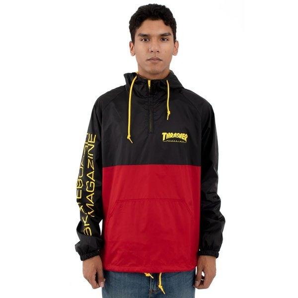 THRASHER MAGAZINE　スラッシャー　アノラック　USAーL　未使用 THRASHER（スラッシャー） US アノラック ハーフジップ ナイロン