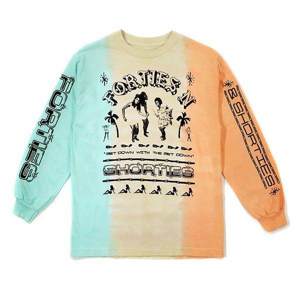 40s Shorties フォーティーズアンドショーティーズ ロンt 長袖 Get Down Long Sleeve T Shirt Teal Tan Peach 6003 His Hero Is Black 通販 Yahoo ショッピング