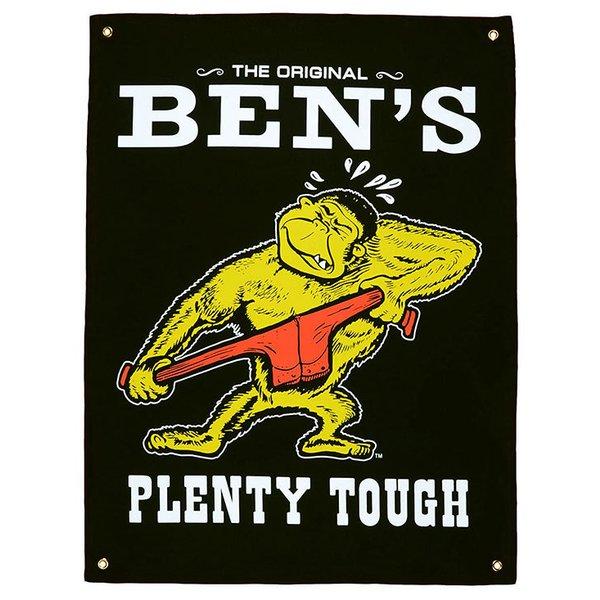 Ben Davis (ベンデイビス) バナー 壁掛け Plenty Tough Banner Black