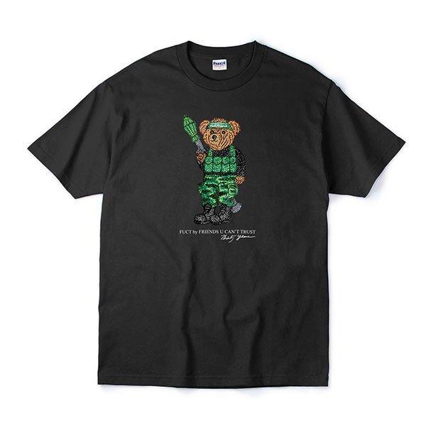 fuct (ファクト) US Tシャツ FREEDOM BEAR T-SHIRT BLACK メンズ 