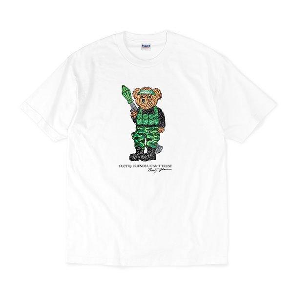 FUCT（ファクト） US Tシャツ FREEDOM BEAR T-SHIRT WHITE メンズ 