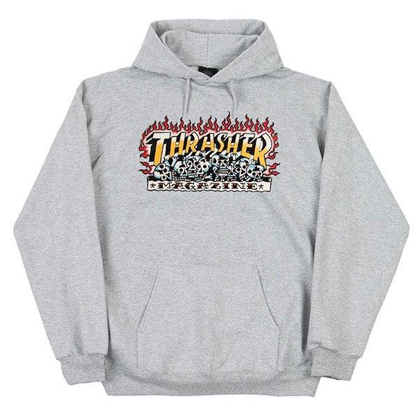 THRASHER（スラッシャー） US パーカー プルオーバー Krak Skulls