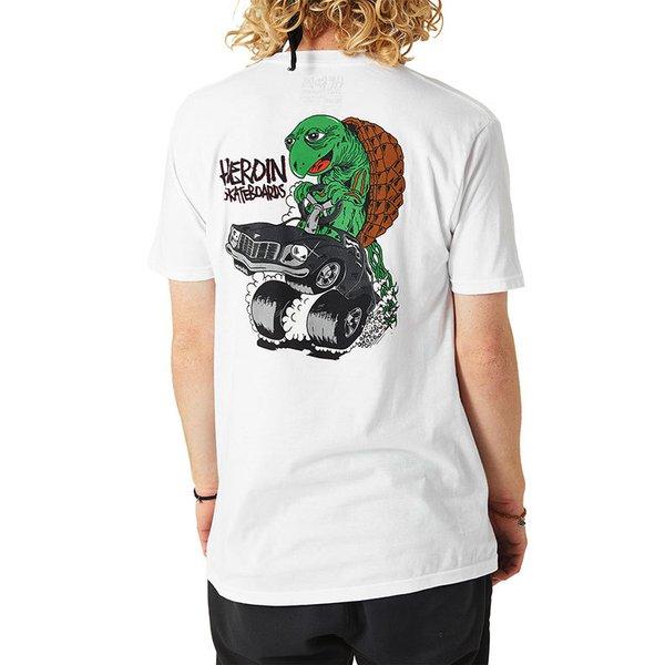 Heroin Skateboards (ヘロイン) Tシャツ Turtle T-Shirt White