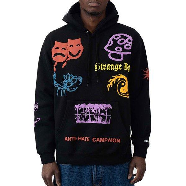 OBEY（オベイ） パーカー プルオーバー Anti Pullover Hoodie Black