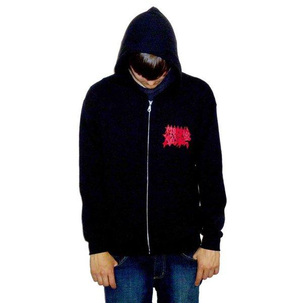 25ss　fr2 月桃　Angel Of The Death ジップパーカー　L Morbid Angel (モービッドエンジェル) パーカー ジップフード 