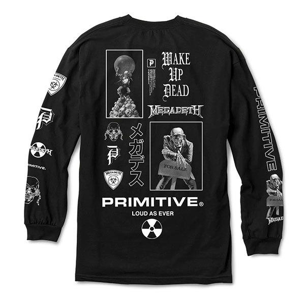 【激レア】Primitive × キッコーマン プリント 長袖 Tシャツ ロンT PRIMITIVE（プリミティブ） PRIMITIVE SKATEBOARDING ロンT ロングT