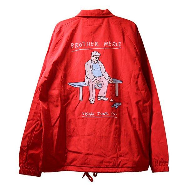 Brother Merle (ブラザーマール) コーチジャケット Men's Woven Coach