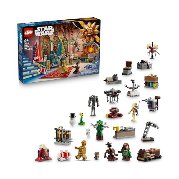 レゴ(LEGO) スター・ウォーズ アドベントカレンダー 2025 おもちゃ 玩具 誕生日 プレゼント ブロック 知育 男の子 女の子 子供 6歳 7歳 8歳 9歳 ごっ