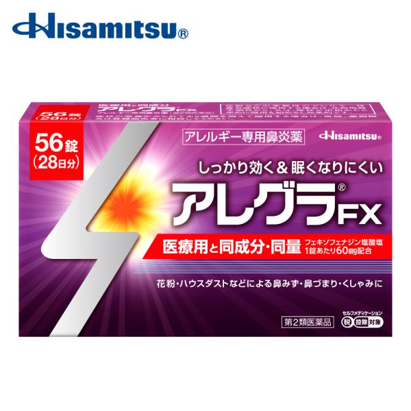 効き目あります、2回のアレグラ