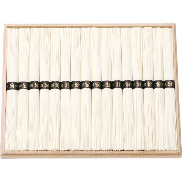 小麦の質を大切にした、手延が故の舌心地爽やかな自然色のめんです。老若男女、どの世代からも愛される食べ物です。乾めんですので賞味期限が長く、保存食としても活躍でき、ゆで時間も約２分程でお手軽にお召し上がりいただけます。また、冷やしそうめん、に...