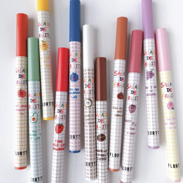 FIortte フロレット サラダdeフルーツ カラーリキッドアイライナーＷＰ#04 サンザシ#07 アボカド #09 レモン