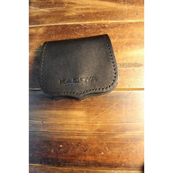 �J�h��(KADOYA) CROWN COIN CASE�@�N���E���R�C���P�[�X�i�u���b�N�j