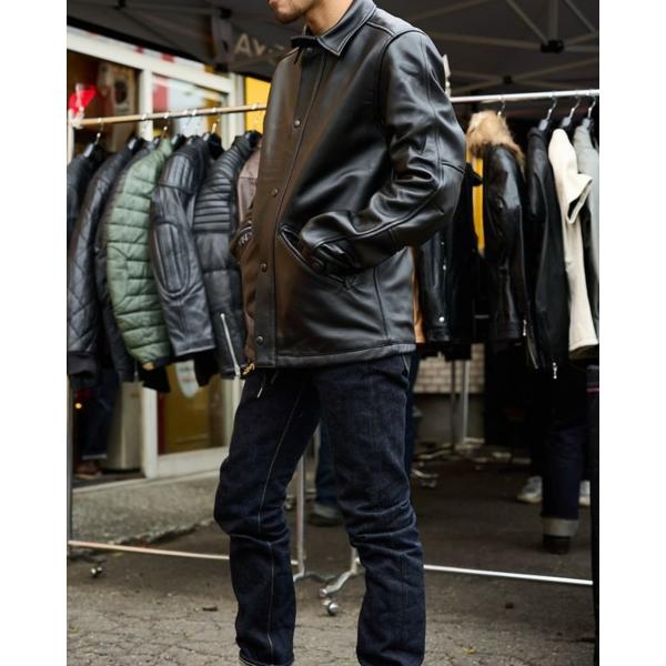カドヤ (KADOYA) 【LEATHER COACH JACKET】レザーコーチ カドヤ (KADOYA) 【LEATHER COACH JACKET】レザーコーチ