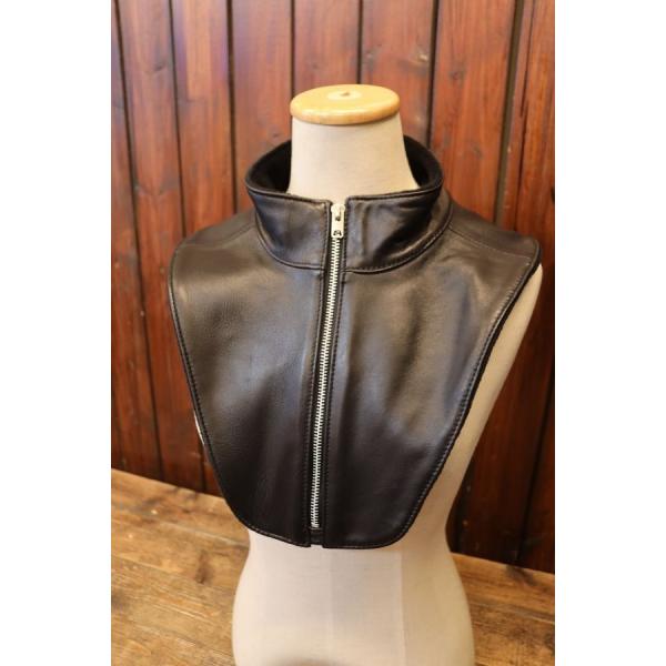 カドヤ（KADOYA） 【L-NECK WARMER ZIP】レザーネックウォーマージップ