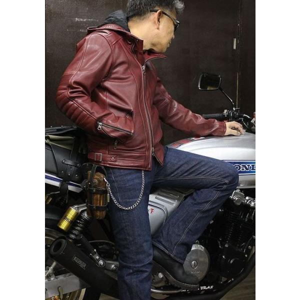 カドヤ（KADOYA） 【MR-LOADED エムアールローデッド】 レザーパーカー