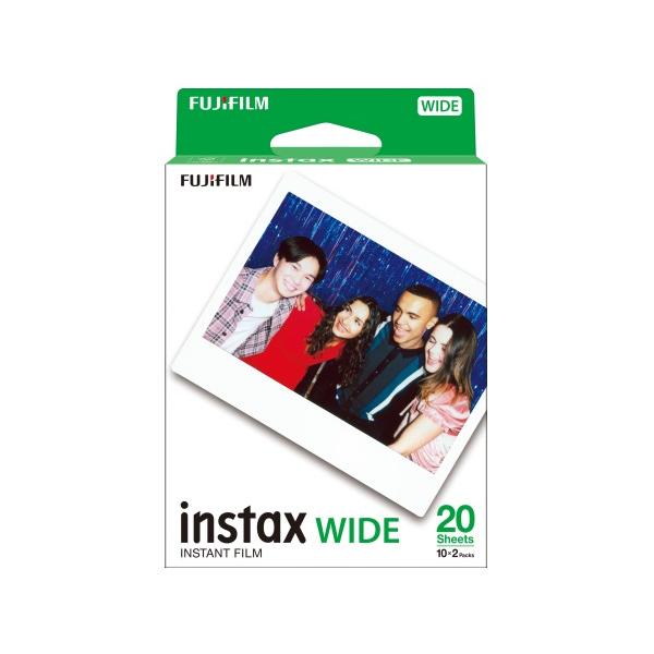 【送料無料】FUJIFILM インスタントカラーフィルム instax WIDE 2パック 20枚入 ワイドフィルム