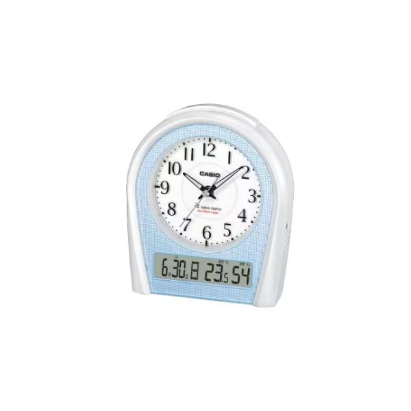 (未使用･未開封品)　CASIO(カシオ) 目覚まし時計 電波 アナログ ウェーブセプター 常時点灯 温度 湿度 カレンダー 表示 シルバー TTM-160NJ-8JF v1yptgt Amazon.co.jp: CASIO(カシオ) 目覚まし時計 電波時計 シルバー