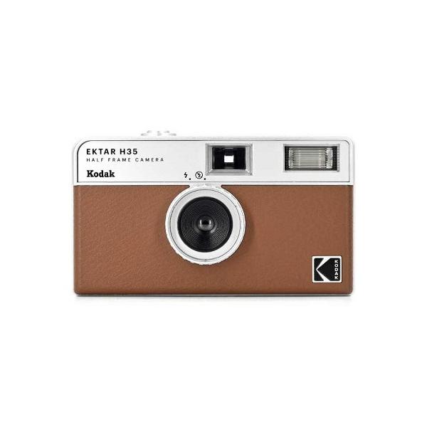 【送料無料】KODAK フィルムカメラ 35ミリハーフフィルムカメラ EKTAR H35 Half Frame Film Camera ブラウン