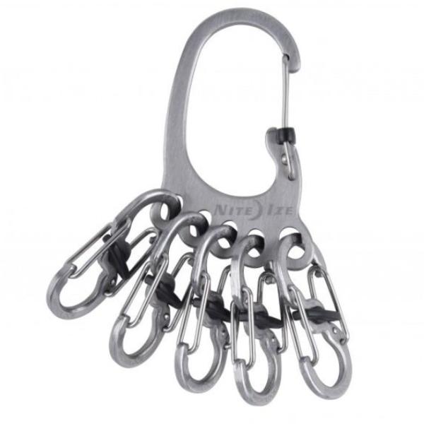 ■商品特長足型キーラックにロック機能のあるマイクロロックエスビナーが5個付き、ゲート部分にもロックが付いたセキュリティ性の高いタイプです。エスビナーは取り付け取り外しも可能です。仕様エスビナーマイクロロック　スチール(カラビナ)5個付色：シ...