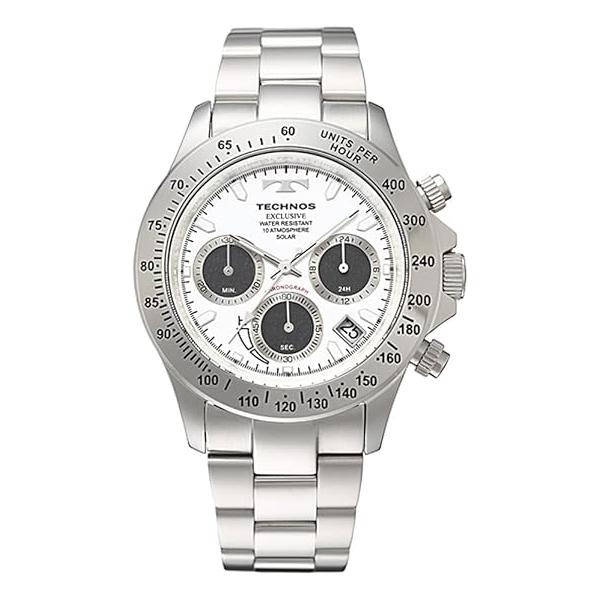 値下げ　TECHNOS ソーラーウォッチ TE4001SW TECHNOS（時計） 【テクノス】 TECHNOS ソーラーウォッチ 太陽