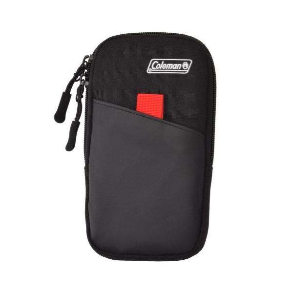 【ゆうパケットで送料無料】Coleman コールマン スマートポーチ スマホがジャストフィット CO-8753 ブラック カラビナ付き