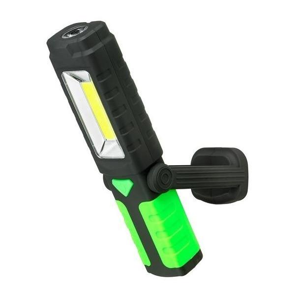 ・商品特徴・広く照らすCOB LED搭載COB LEDとは、光が多重に重ならない特長があることから、主に照明器具に用いられるLEDです。・遠くを照らすトーチ・マグネット・フック・スタンドと用途に合わせた使い方が可能■仕様【使用電池】単三形ア...