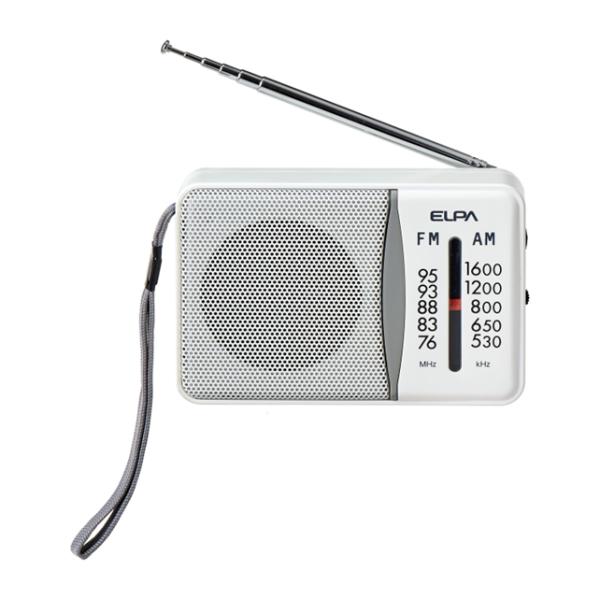 ELPA 【送料無料】ELPA 電池長持ちコンパクトラジオ ER-C58