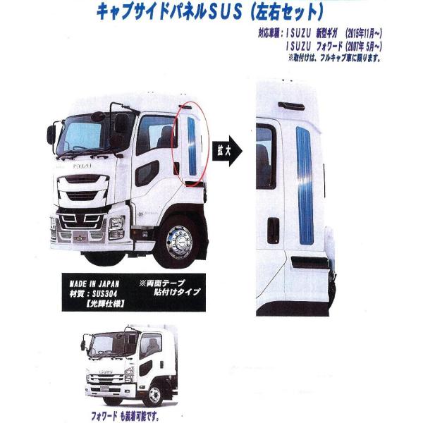 ATS 07フォワード/ファイブスターギガ共通 キャブサイドパネル