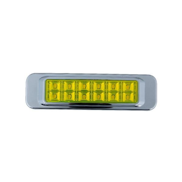 ジェットイノウエ LED サイドマーカー角型 24V用イエロー 534918