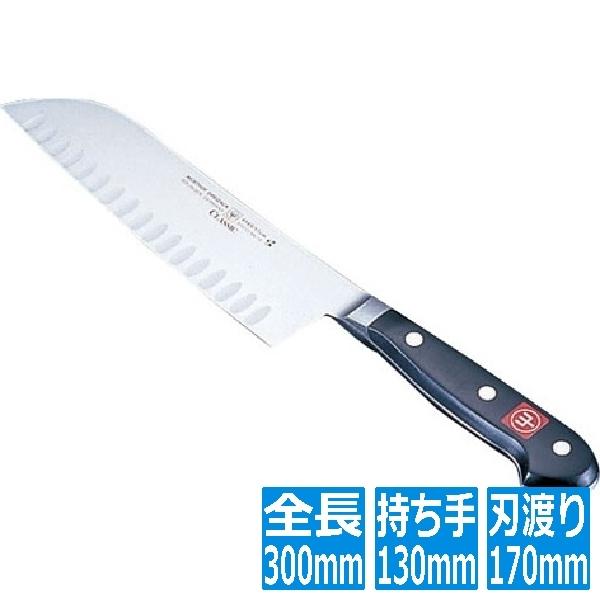 ヴォストフ（WUSTHOF） クラッシック三徳庖丁 (筋入)4183-17 ADLF4