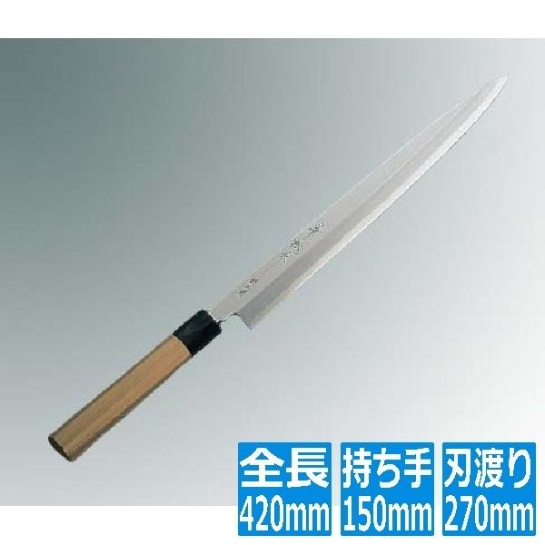 兼松作 柳刃包丁 30cm 兼松作 日本鋼 柳刃庖丁 EBM(江部松商事) 刺身包丁・柳刃包丁 【通販