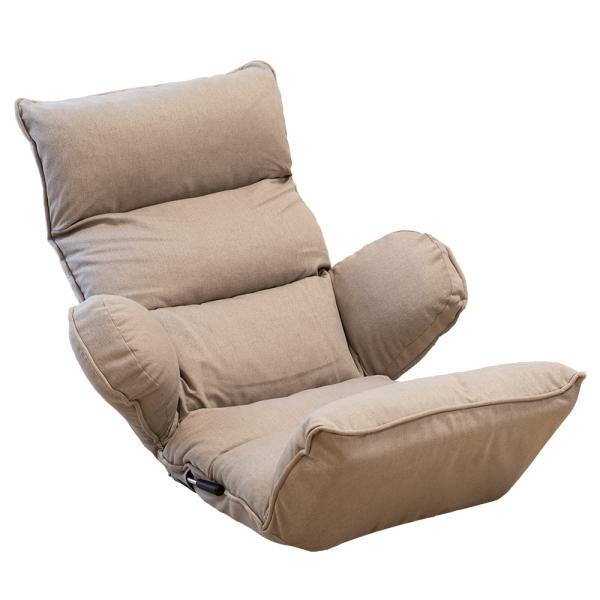 バックハグ座椅子 アームレスト 肘置き 14段 フットレスト