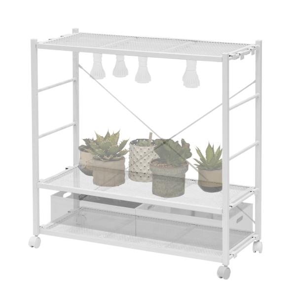 BIBILAB(ビビラボ) ビザールプランツラック LPR-800-BK 植物 ビザールプランツウォールラック LPW-2100-WH ホワイト BIBILAB