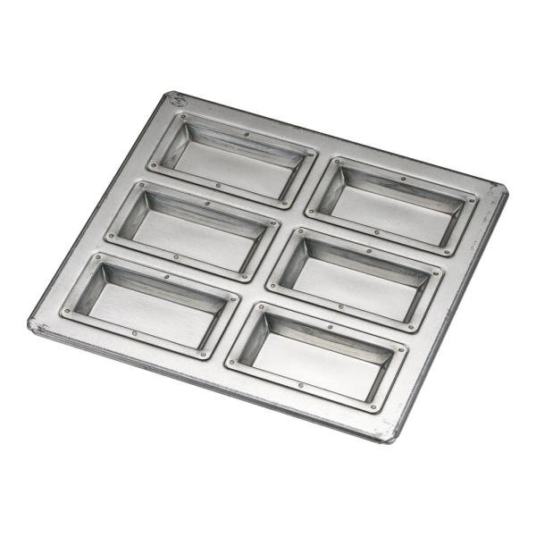 テイケイジイ シリコン加工 フィナンシェ型 天板 6ヶ取 フラット仕上げ