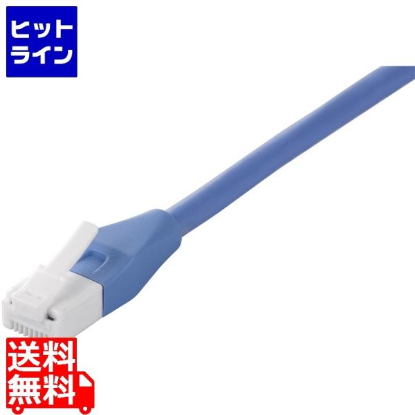 �o�b�t�@���[ Cat6A �c���̐܂�Ȃ�LAN�P�[�u�� �W�� �X�g���[�g 20m �u���[ BSLS6ANU200BL
