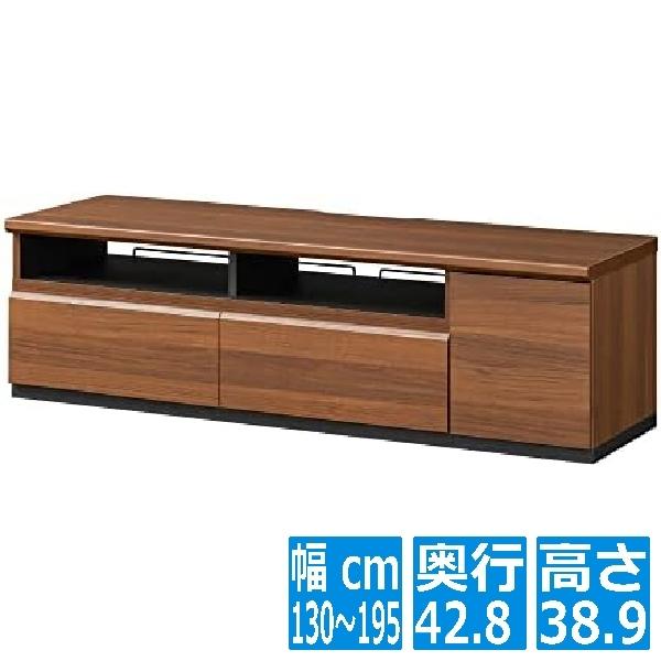 白井産業 テレビ台 ローボード 32-55V 大型テレビ対応 伸縮可能 収納