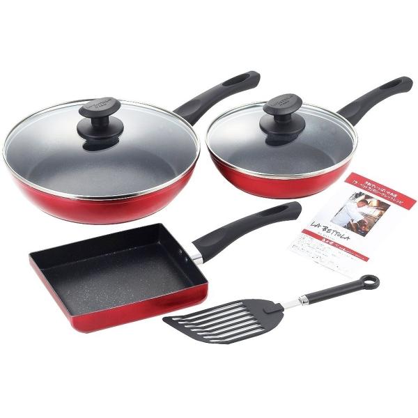 TamahashiタマハシIH対応マーブルフライパンDXセット