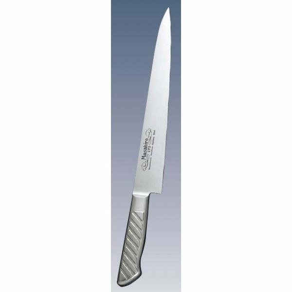 正広作 MV鋼本焼 筋引（両刃） 24 cm Amazon｜正広(マサヒロ) MV鋼本焼 筋引(両刃) 24cm 14817｜牛刀