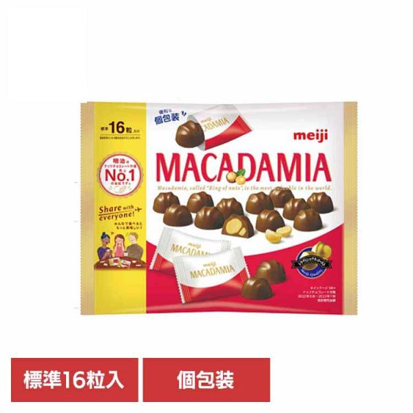明治（meiji） マカダミアチョコレート ビッグパック 16粒入 : お酒の