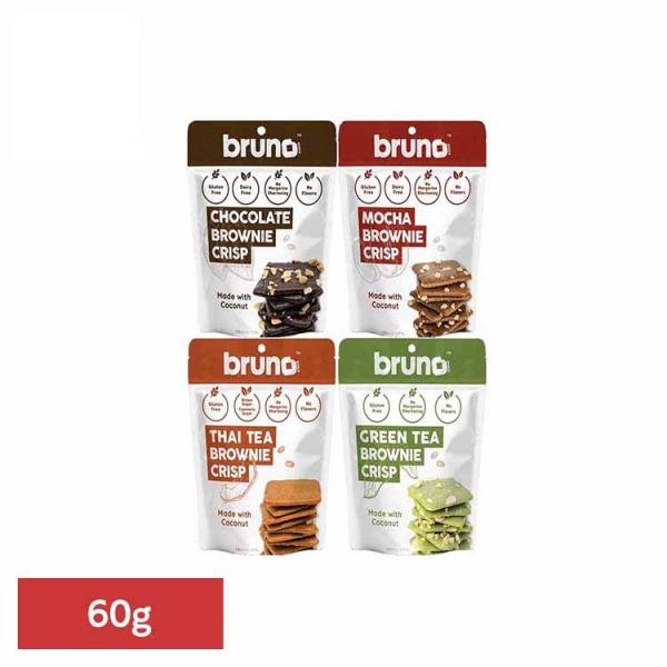 （検索用：ブルーノスナック・クリスピーブラウニー・ブラウニー・ココナッツ・グルテンフリー・バレンタイン・お菓子・輸入・自然派スナック・健康志向・4595640343342・4595640343335・4595640343328・459564...