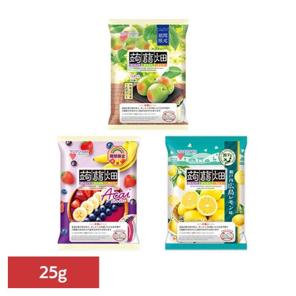 蒟蒻畑 うめ アサイーボウル レモン 25g×10個入 マンナンライフ もちむち食感 スイーツ デザート おやつ 間食 Mannanlife こんにゃく畑 *