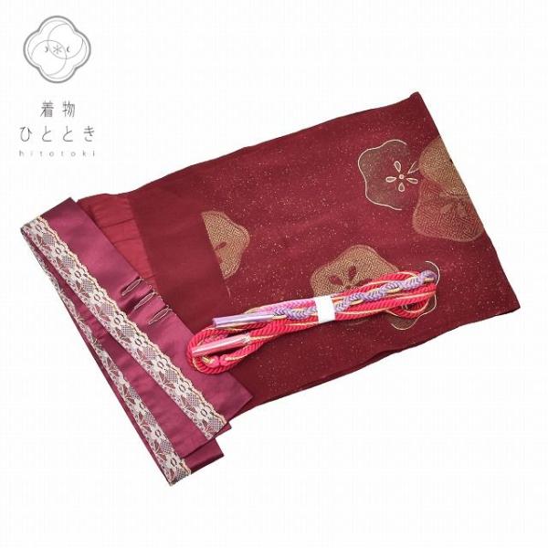 【美品】重ね衿&帯揚げセット 帯締め 帯揚げ セット 正絹 振袖用 和装小物 重ね衿付き ピンク