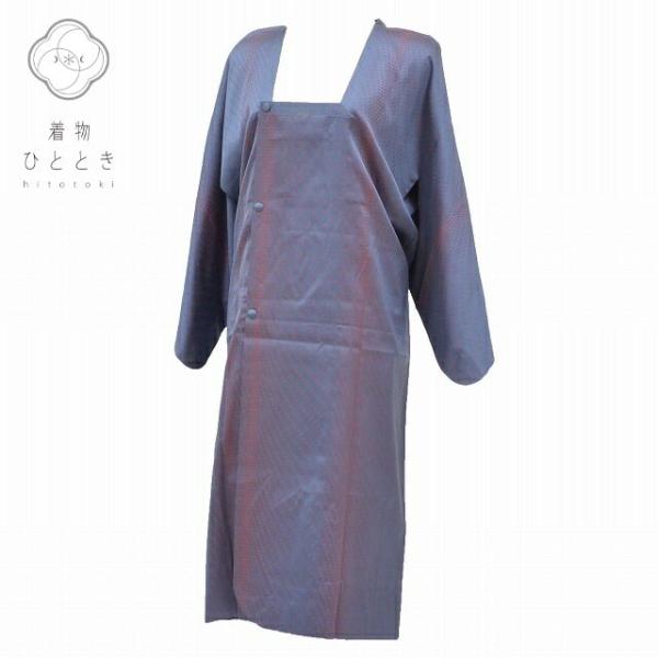 リサイクル着物 雨コート 中古 中古 塵除け 春用 秋用 冬用 正絹 道行衿 はおり mm3355b