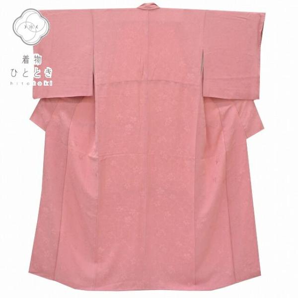 振袖 紋綸子 赤 黒 ピンク 草花 【中古】美品 k3749109-3091rym 