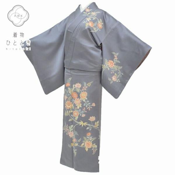 リサイクル着物 付下 着物 リサイクル訪問着 仕立て上がり 正絹 紋付